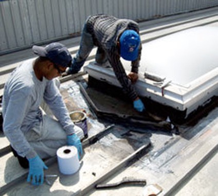 Roof-Repair-Skylight-Standing-Seam-Metal-Roof